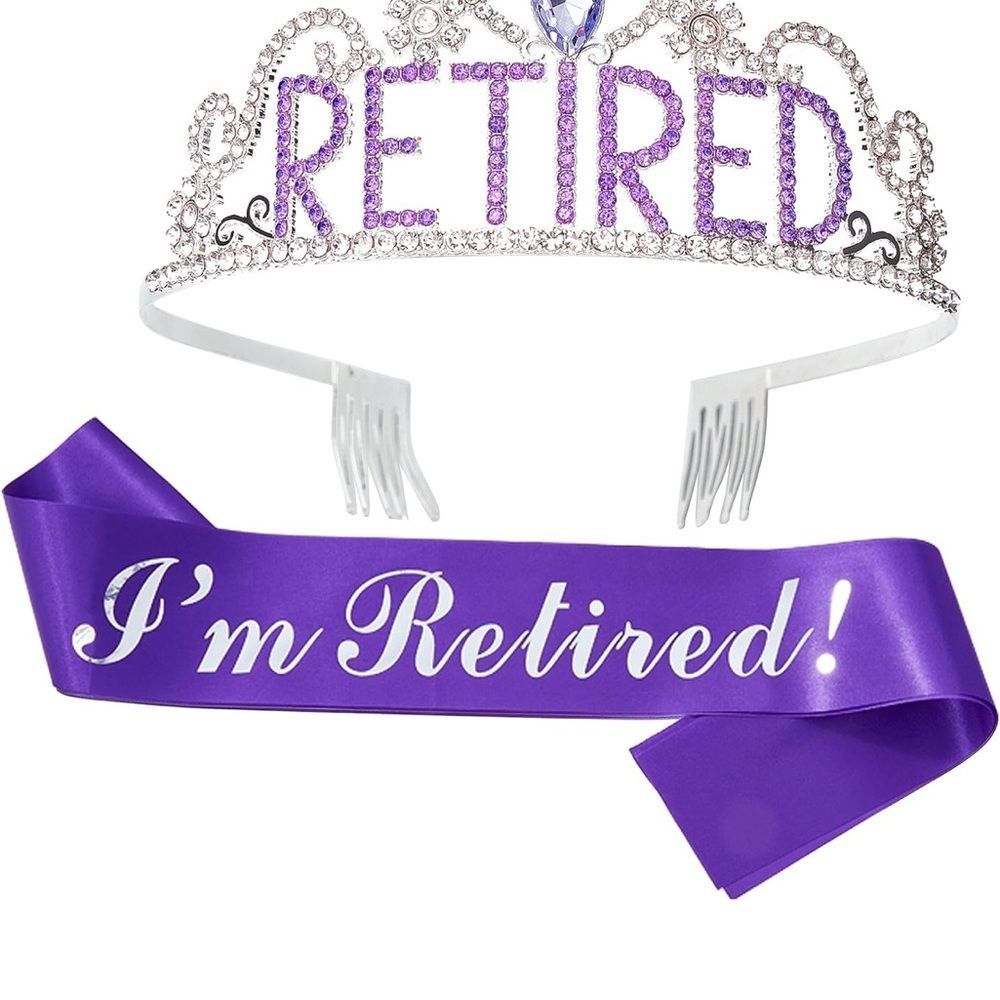Purple Retired Tiara and Sash Set